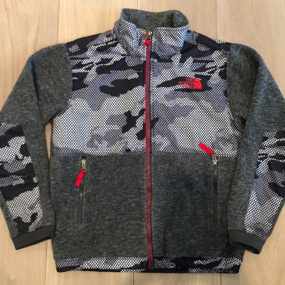 North Face Denali Boys kids Fleece Jacket M 10 12